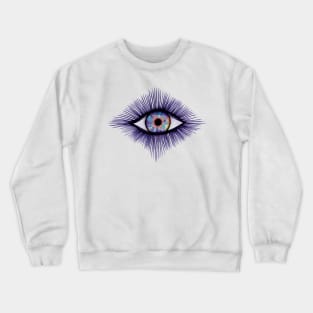 It is the eye that knows it all Crewneck Sweatshirt